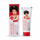 White Secret Specialized Cream tube and box on white background