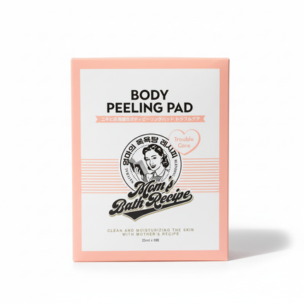Mom's Bath Recipe Body Peeling Pad - Trouble Care (8 Pads)