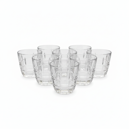 Vogue Glass Gawa Cup Set 60ml - 6 pieces cut crystal glassware