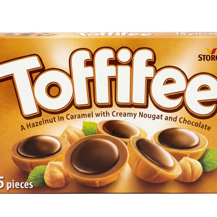 Toffifee 15 pieces 125g box on white