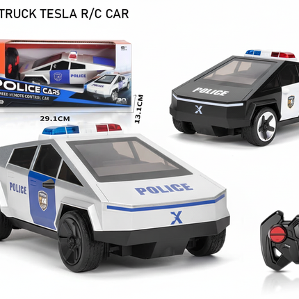 Tesla Cybertruck Police R/C Car with Package
