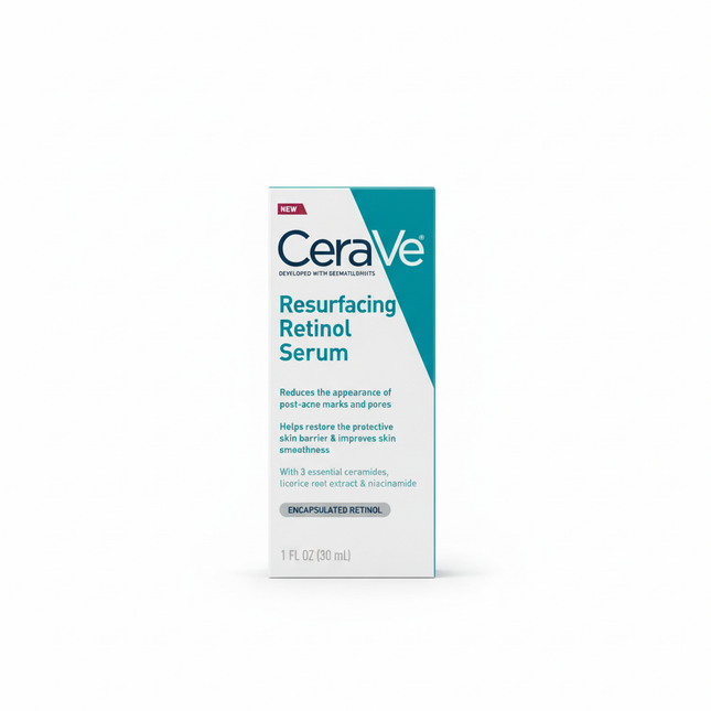 CeraVe Resurfacing Retinol Serum - Reduces Post-Acne Marks & Pores