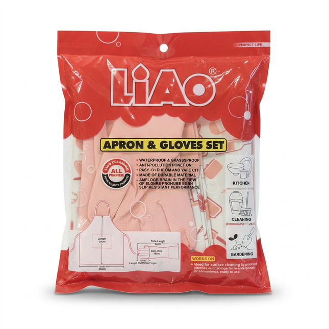Improved LIAO apron and gloves set image