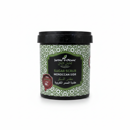 Jardin D'Oleane Sugar Scrub Moroccan Sidr - Clean White Background
