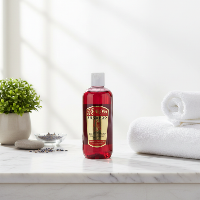 Kenrosa bathroom lifestyle with actual product