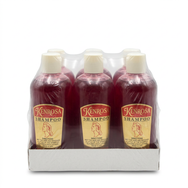 Kenrosa shampoo six-piece bundle on white