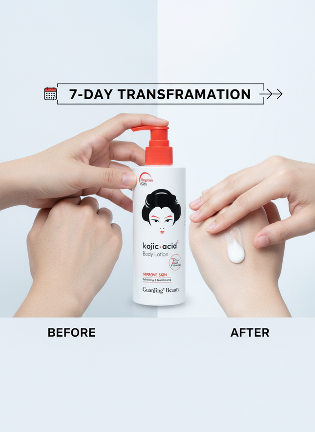 Kojic Acid Lotion Action
