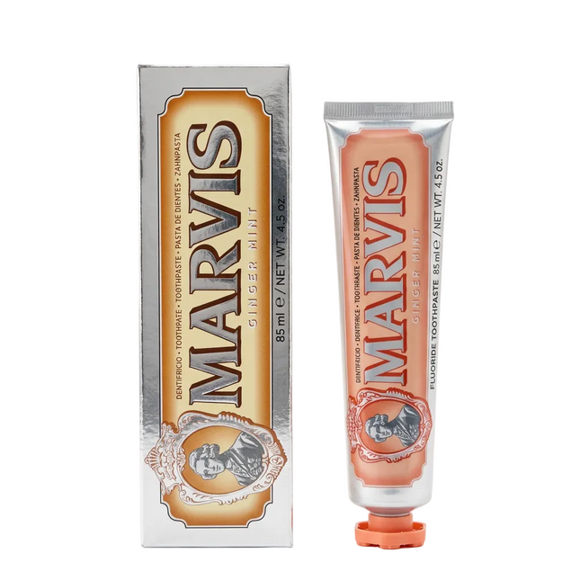 Marvis Ginger Mint polished product shot