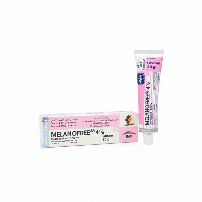 MelanoFree Box and Tube - White Background