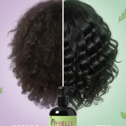 Mielle Conditioner - Before After