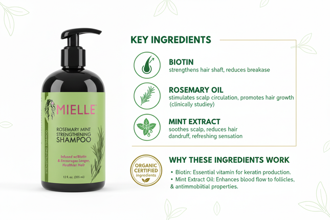 Mielle Ingredients Infographic