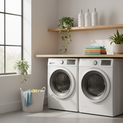 Modern laundry room lifestyle