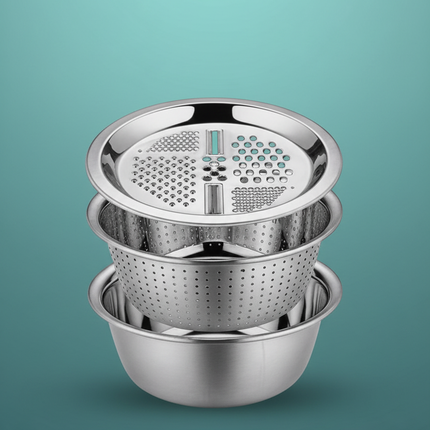 Multipurpose Basin Set - 3 Pieces Stacked