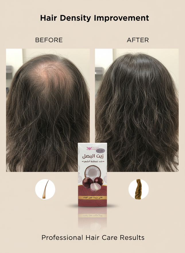 Onion Oil Before/After