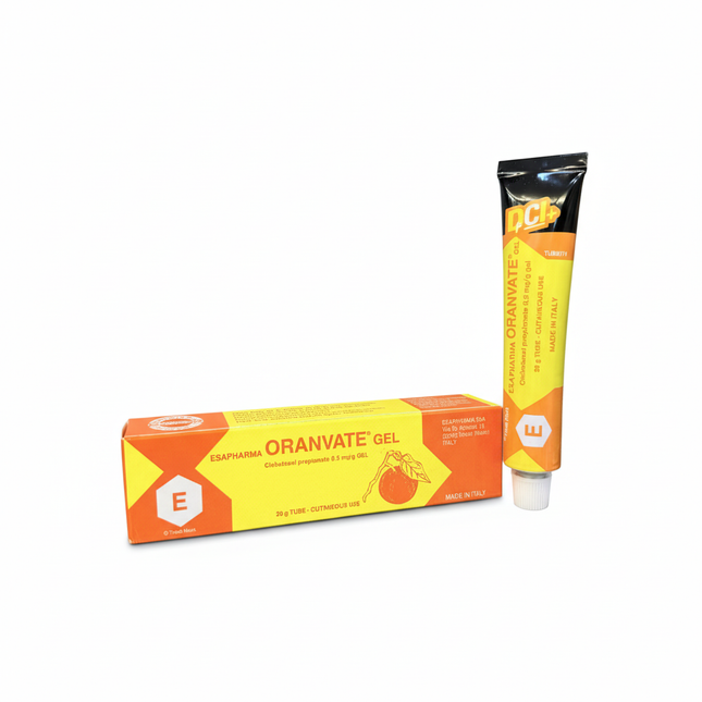 ORANVATE GEL Box and Tube - White Background