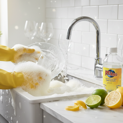 Pearl Dish Washing Liquid - Action Shot