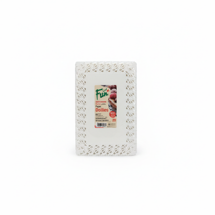 Rectangular doilies package