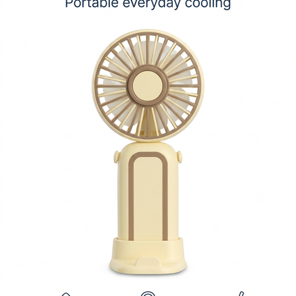 Redesigned Creative handheld fan information image