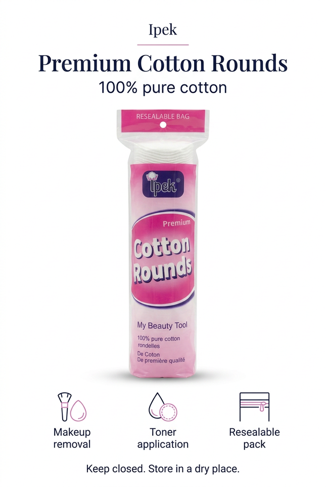 Redesigned Ipek Premium Cotton Rounds info image