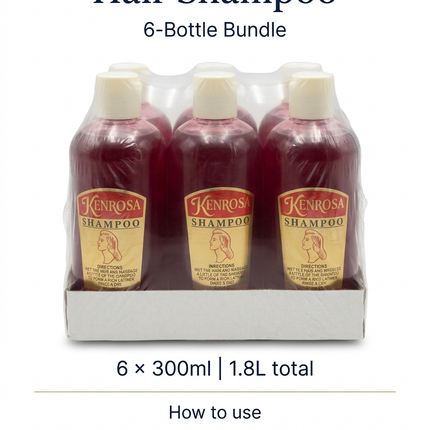 Redesigned Kenrosa six-bottle bundle information image