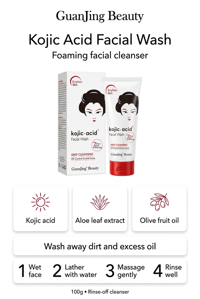 Refined GuanJing Beauty facial wash info image
