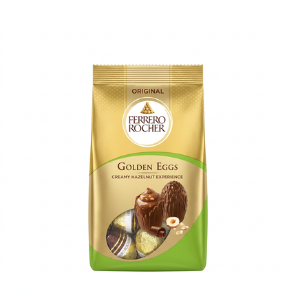 Regenerated Ferrero Rocher Original Golden Eggs pouch