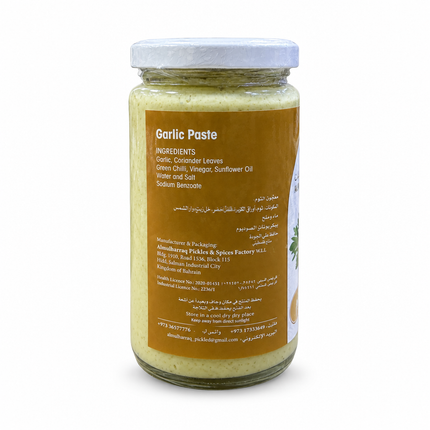 Revised Garlic Paste back-label image