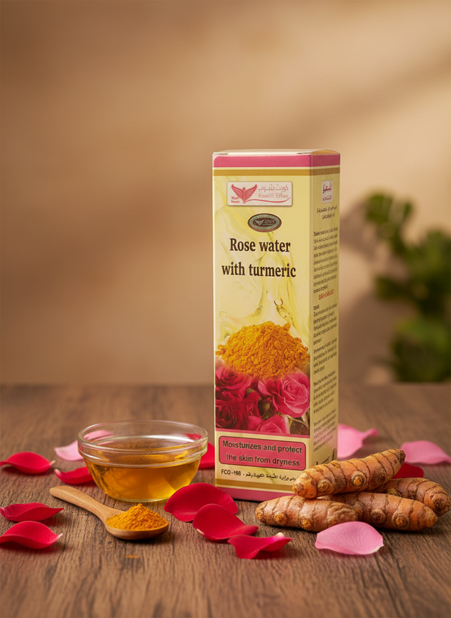 Rose Water Turmeric Golden