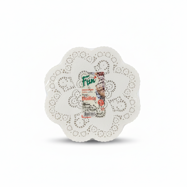 Scalloped doilies clean