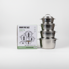 Soup Pots with Box Side by Side