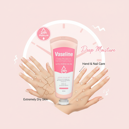 Vaseline Hand Cream - Lifestyle + Infographic