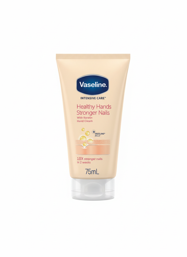 Vaseline Healthy Hands Stronger Nails - Hand Cream with Keratin | 75ml
