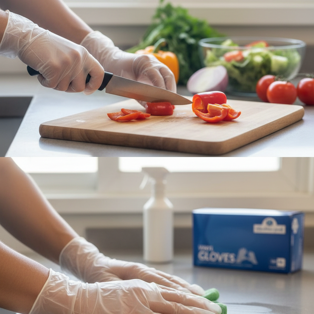 Vinyl Gloves XL Lifestyle