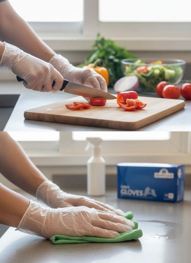 Vinyl Gloves XL Lifestyle