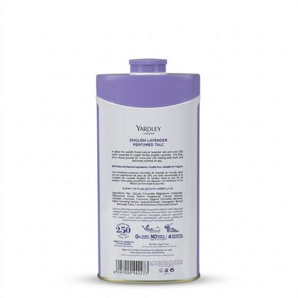 Yardley English Lavender back-label image